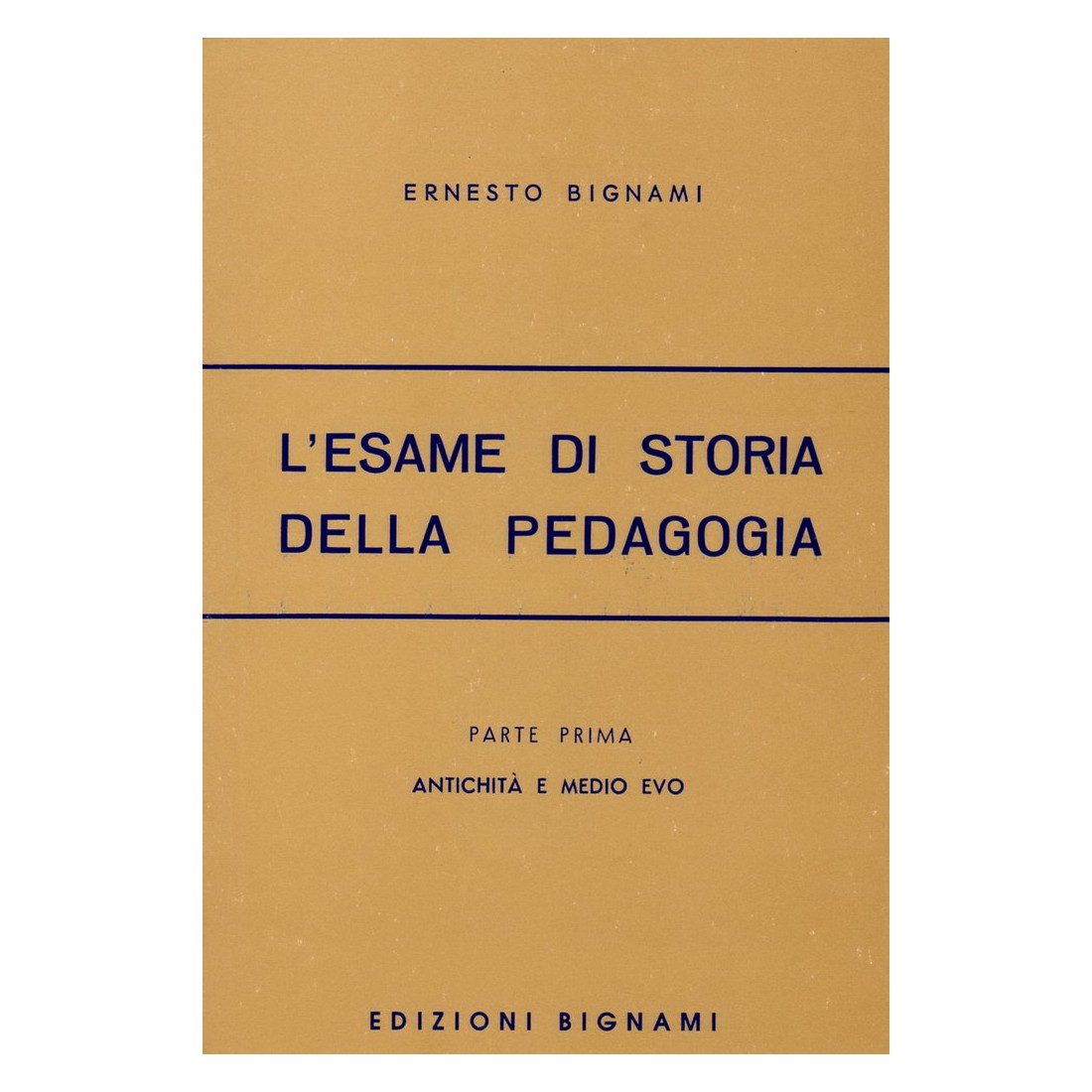 L'Esame di Storia della Pedagogia - Parte  I:  Antichità e Medioevo