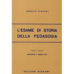 L'Esame di Storia della Pedagogia - Parte  I:  Antichità e Medioevo