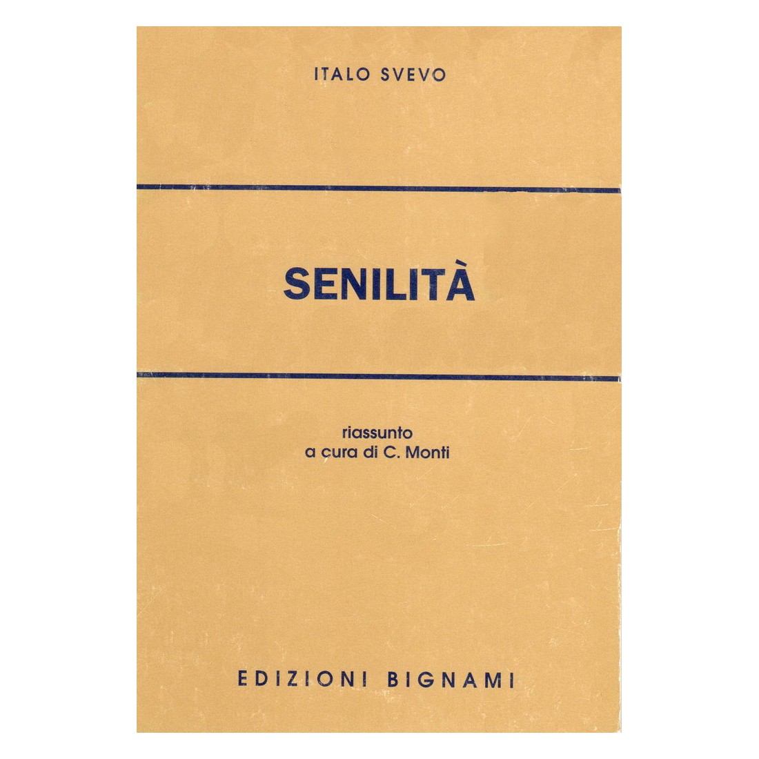 Senilità - Italo Svevo - Riassunto