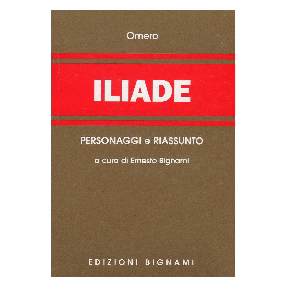 Iliade - Omero - Personaggi e riassunto