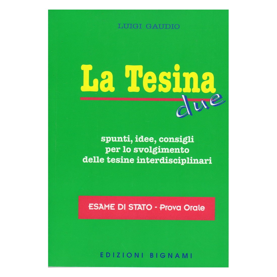 La Tesina Due: Spunti, idee, consigli per lo svolgimento delle tesine interdisciplinari - Esame di Stato - Prova orale