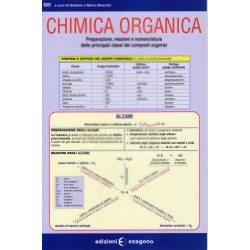 Chimica organica - Preparazione, reazioni e nomenclatura delle principali classi dei composti organici - Scheda