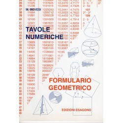 Tavole numeriche - Formulario geometrico - Edizioni Bignami